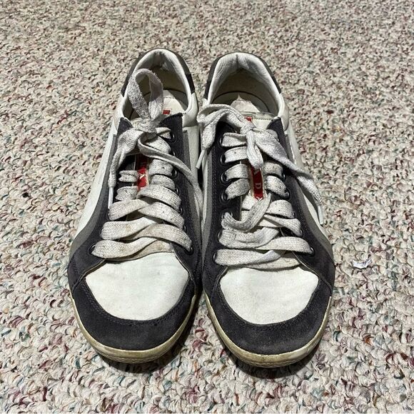 Prada Sport Leather Sneakers – Women’s 6.5 – Y2K‎ Designer Color Block - Picture 7 of 7